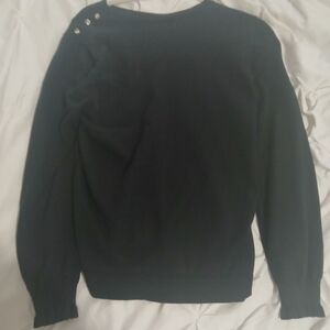 J. Crew Factory Black Crew Neck Sweater